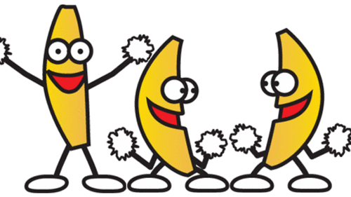 Śmiejące się banany